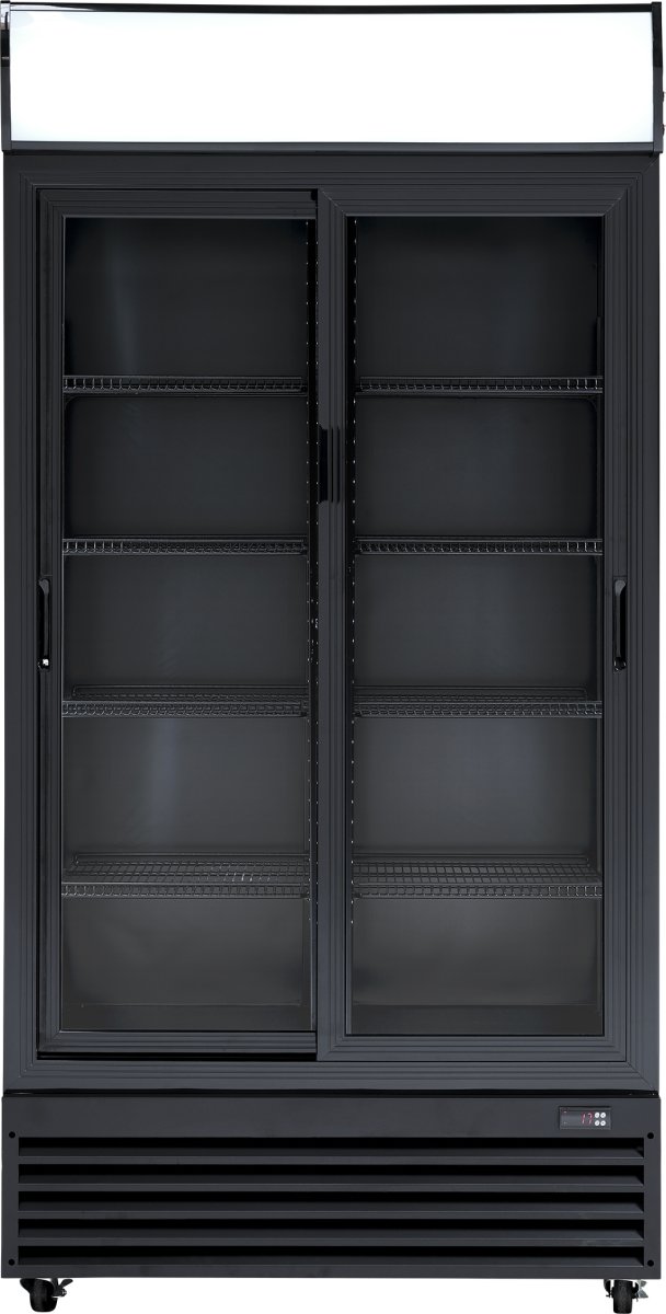 Scandomestic SD 802 BSLE Displaykylskåp, svart