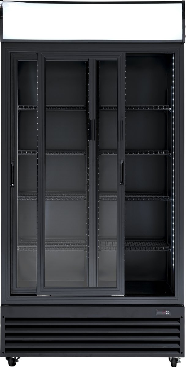 Scandomestic SD 802 BSLE Displaykylskåp, svart