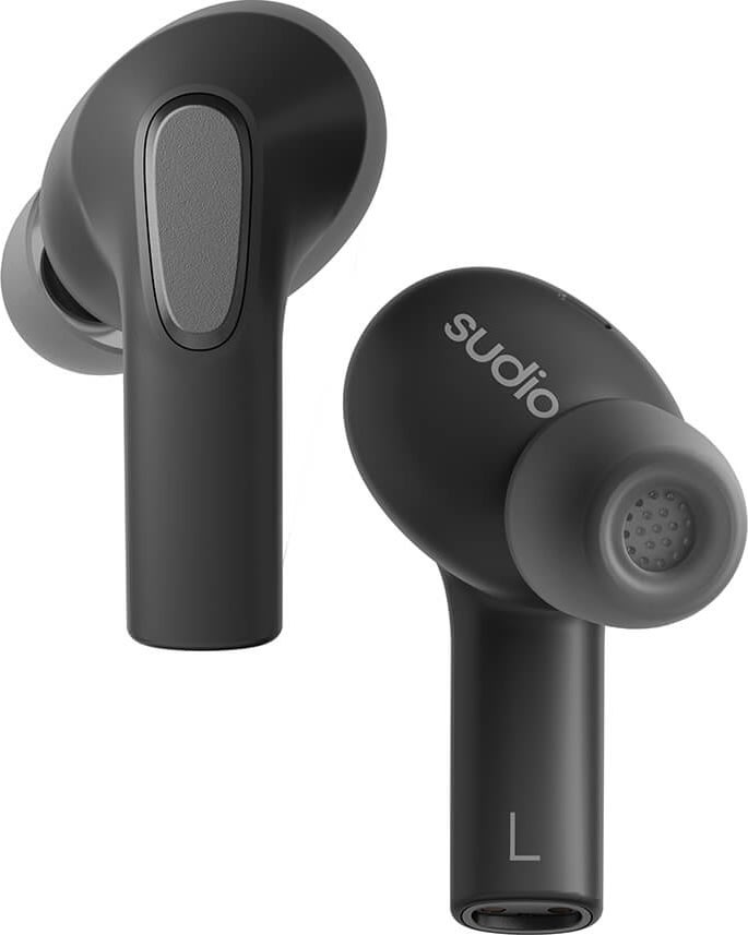 Sudio E3 ANC in-ear-hörlurar | Svart
