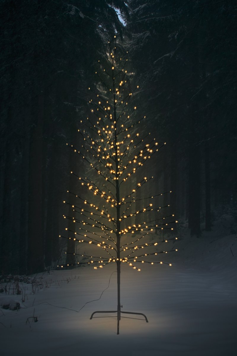 Ljusträd m. 504 LED, H210 cm