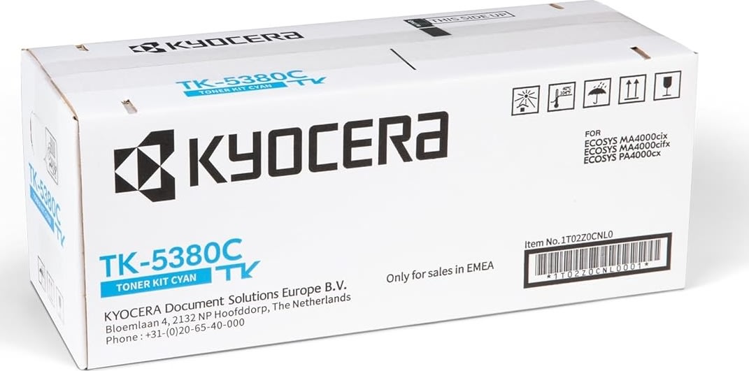 Kyocera TK-5380C lasertoner | Cyan | 10000 sidor