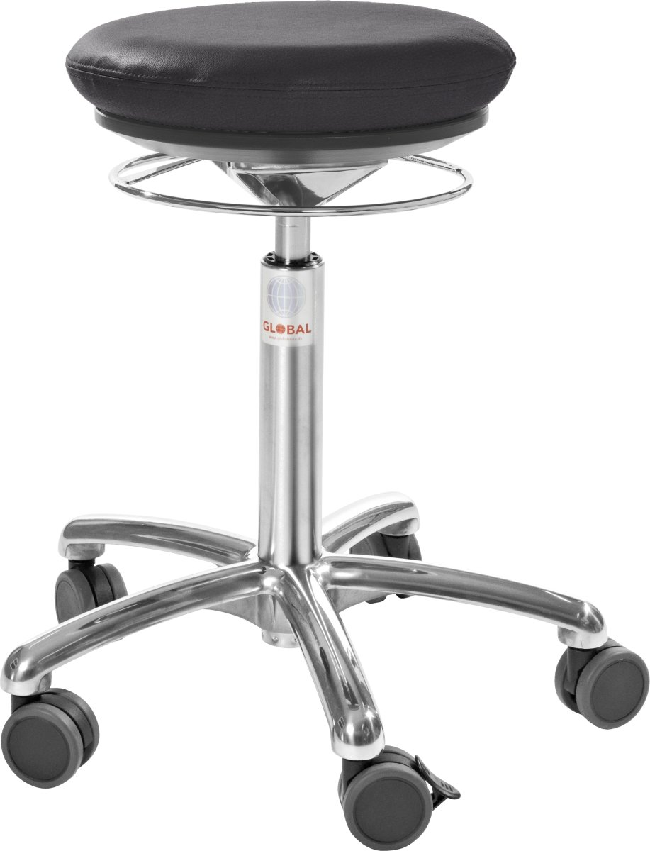 Pilates AirSeat stol, Svart, Konstläder, 52-71cm