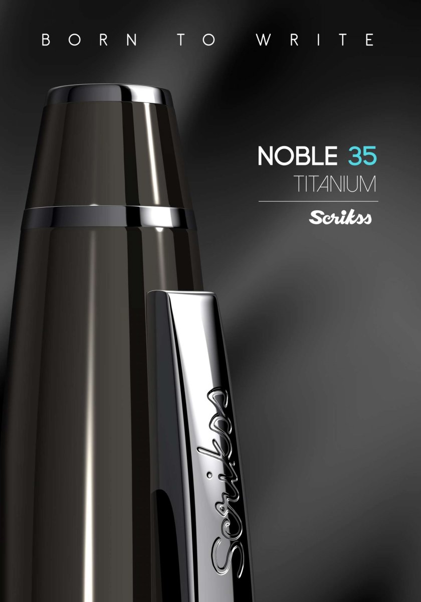 Scrikss Noble kulspetspenna | Titan