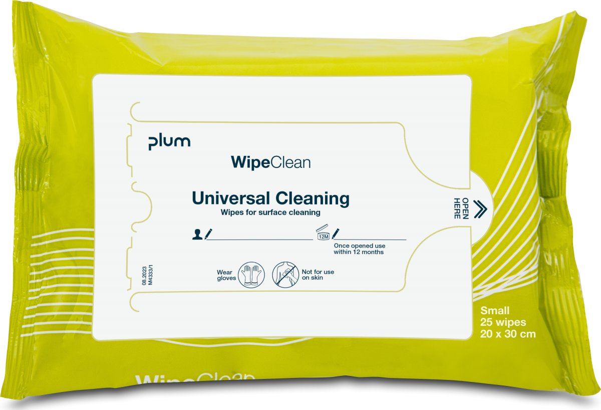 Plum WipeClean Universal | Small | 25 våtservetter