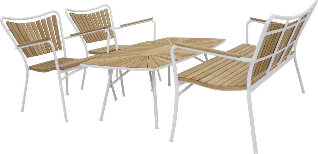 Marguerit Loungeset, Loungesoffa + 2 stolar + bord