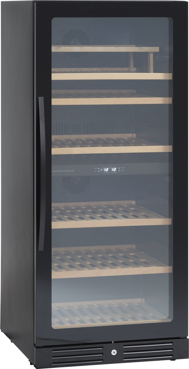 Scandomestic SV 104 B Vinkylskåp, svart
