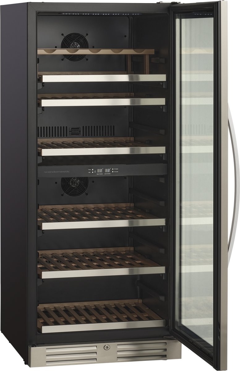 Scandomestic SV 104 X Vinkylskåp, stål