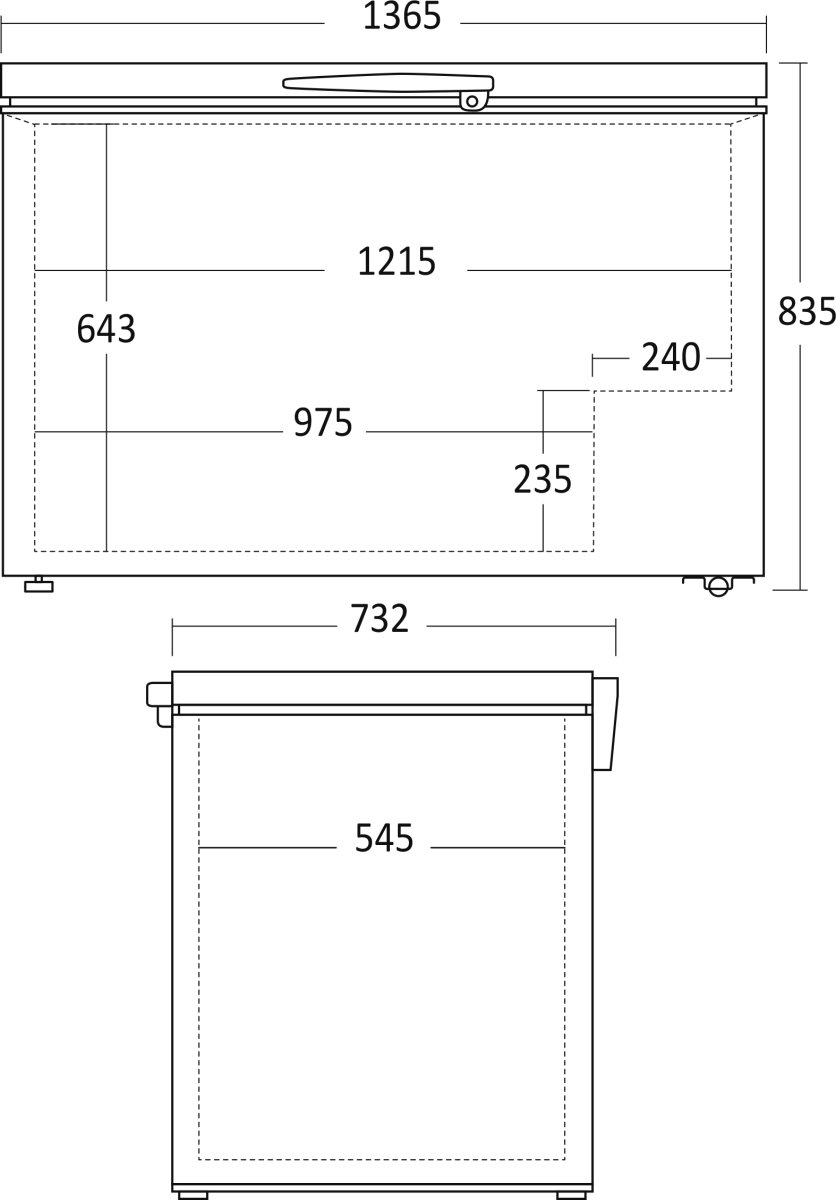 Scandomestic CF400WE frysbox