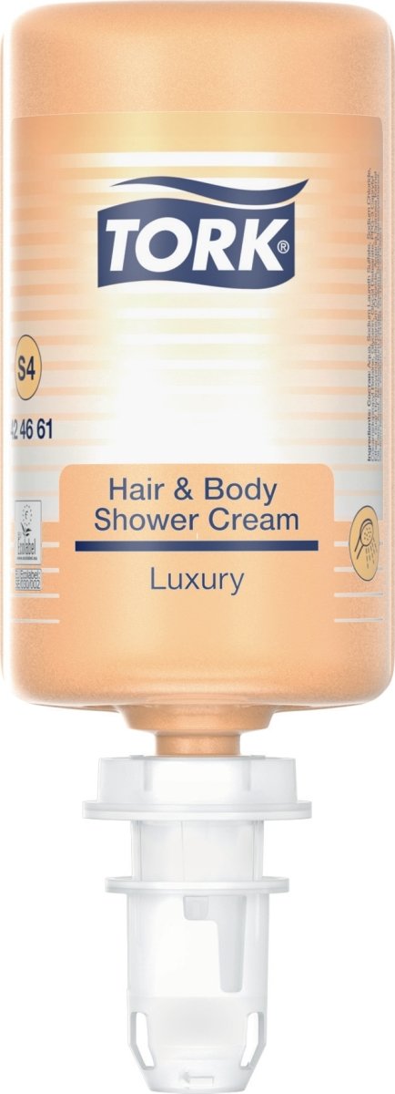 Tork S4 Luxury Hair & Body tvål, 1 liter