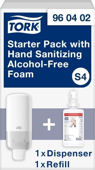 Tork S4 startpaket | Handdesinfektion utan alkohol