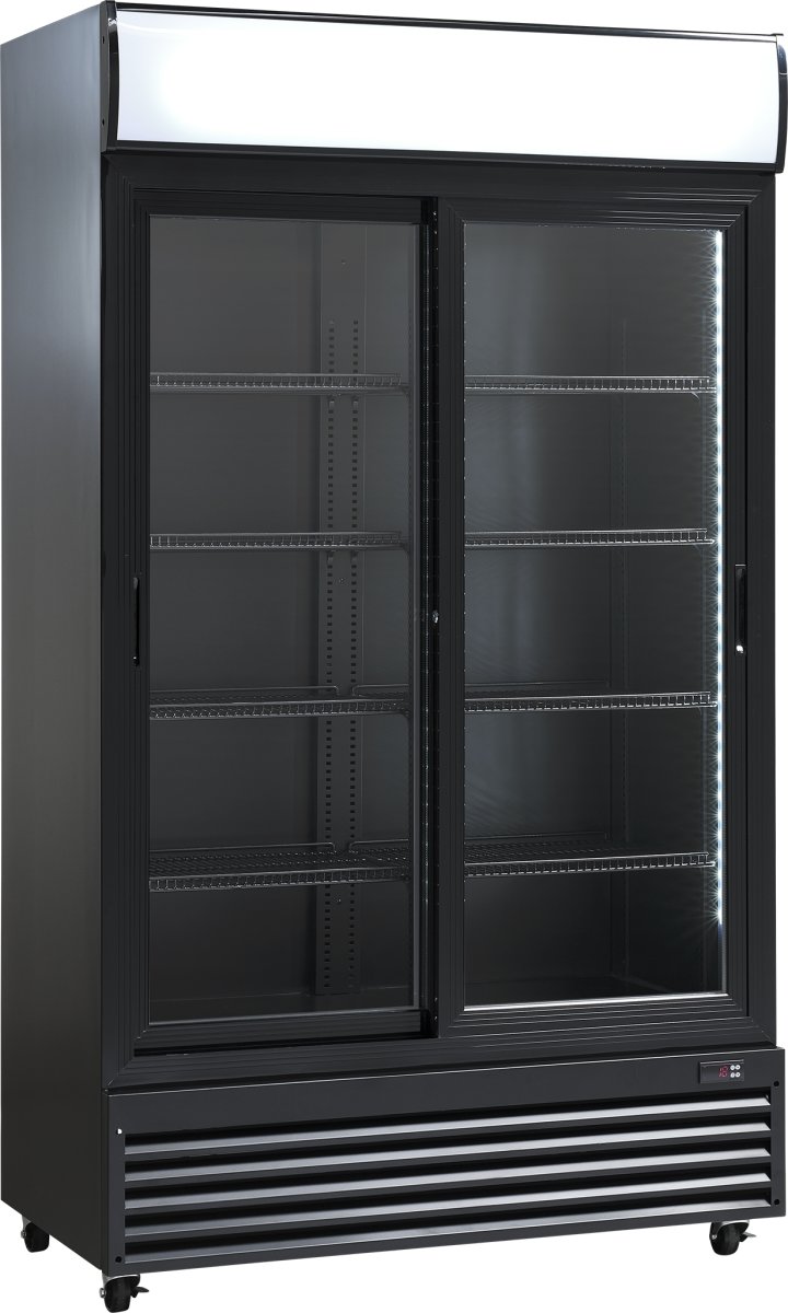 Scandomestic SD 1002 BSLE Displaykylskåp, svart