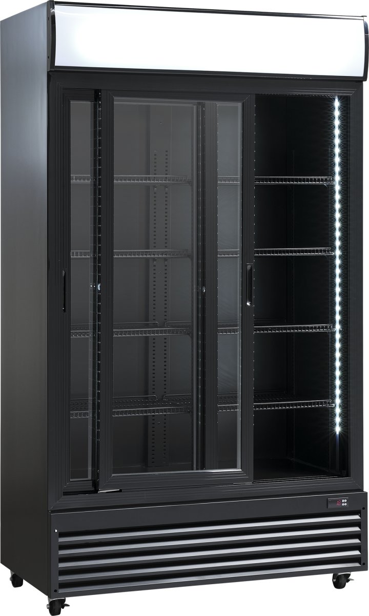 Scandomestic SD 1002 BSLE Displaykylskåp, svart