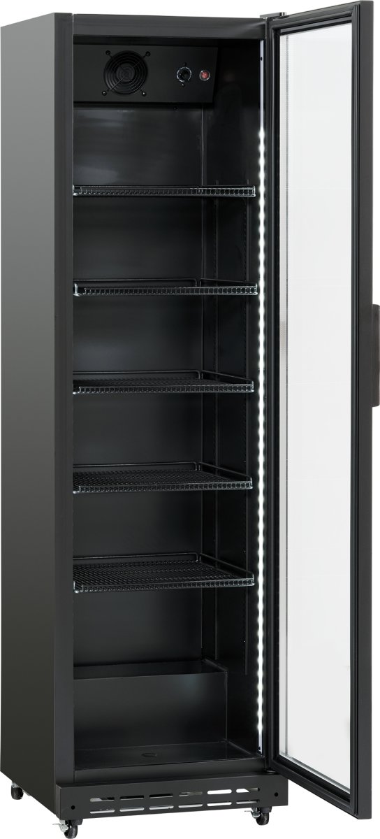 Scandomestic SD 430 BE Displaykylskåp, svart