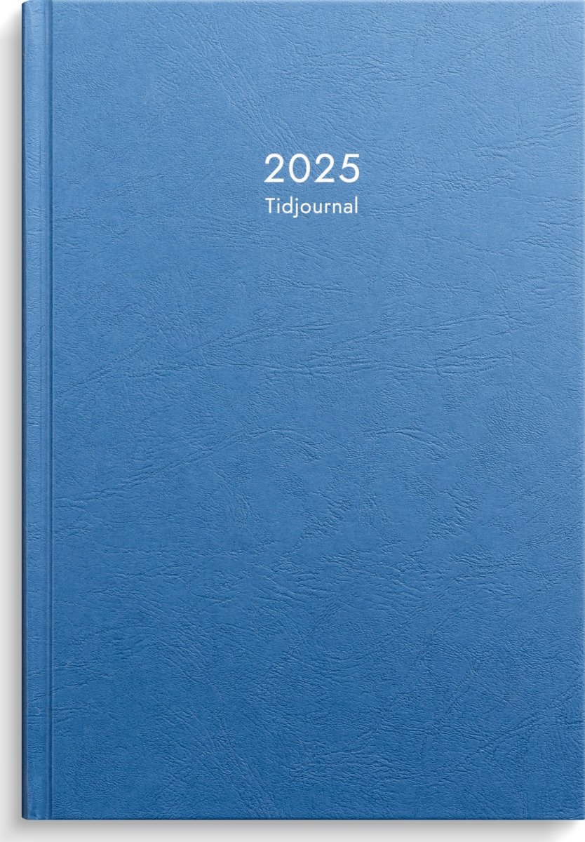 Burde 2025 Tidjournal, blå kartong