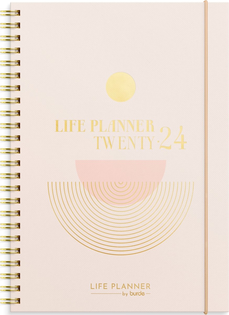 Burde 2024 Kalender Life Planner, pink