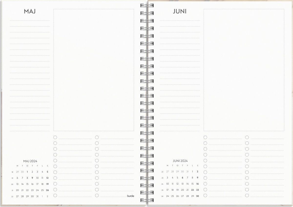 Burde 2024 Kalender Life Planner Do More