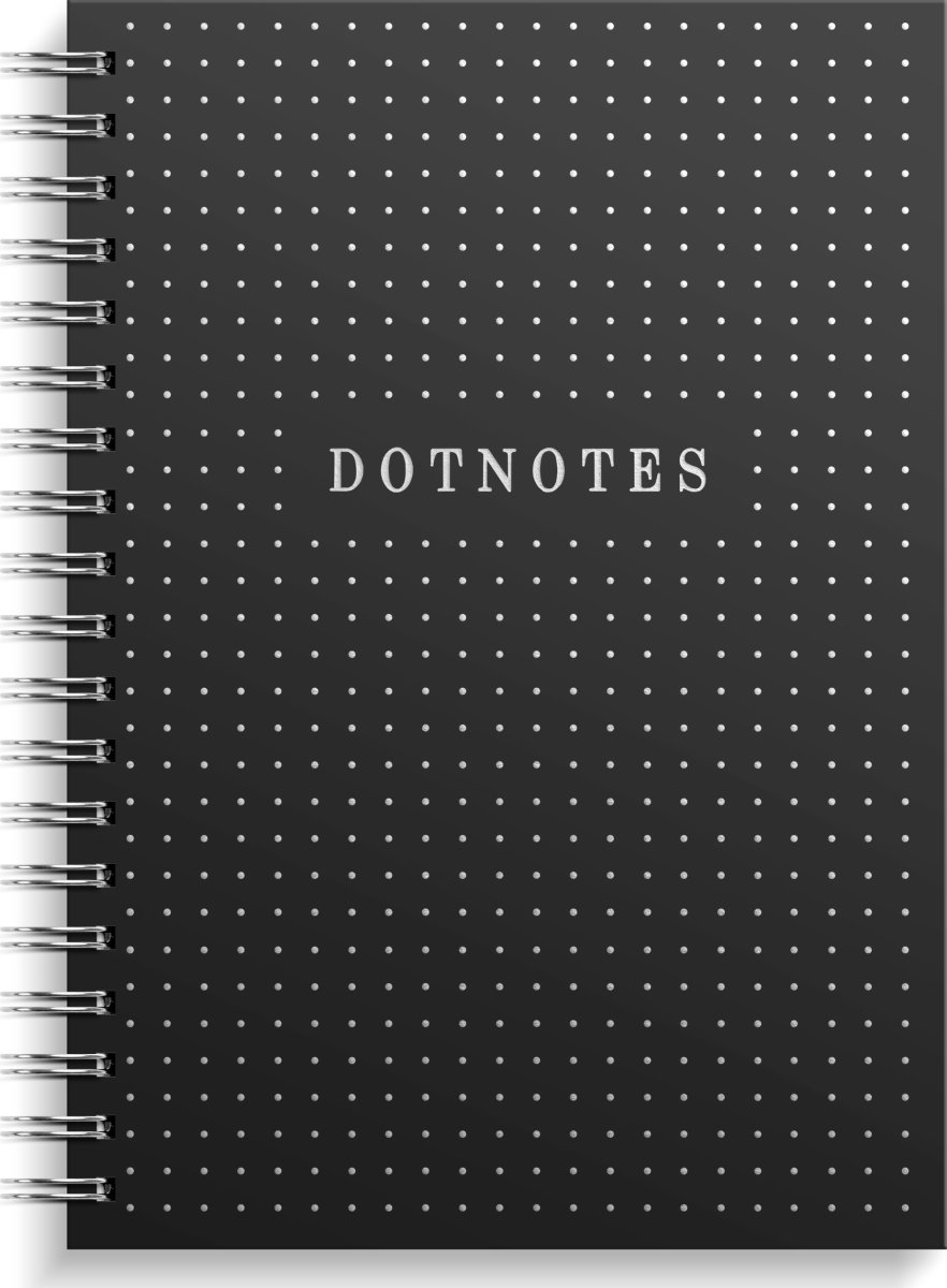 Burde DotNotes anteckningsbok | B5 | Svart