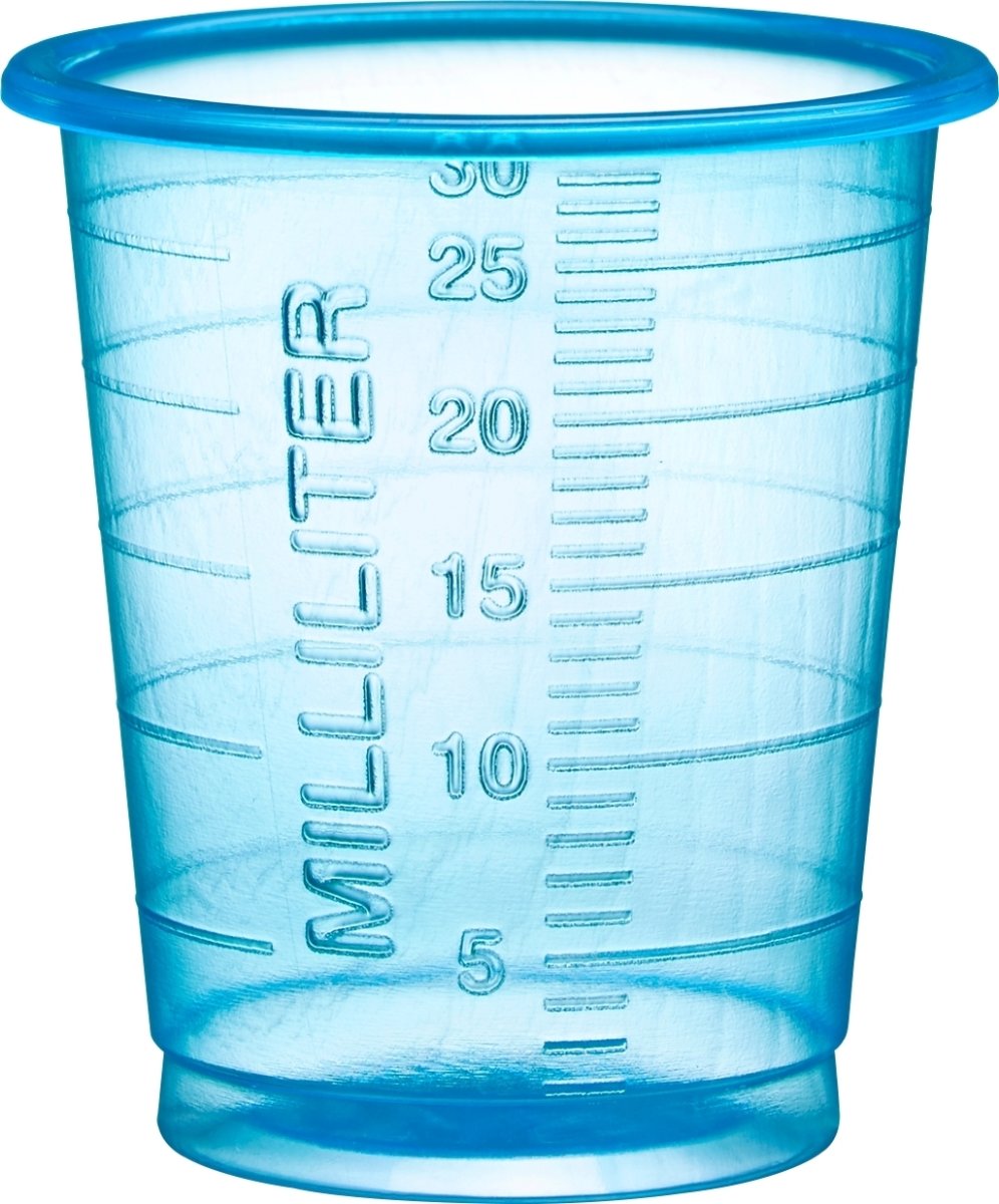 Medicinkopp 30 ml | Ø3,8 cm | Blå