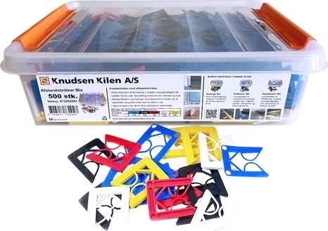 Knudsen Kilen Mix distansbrickor | 500 st.