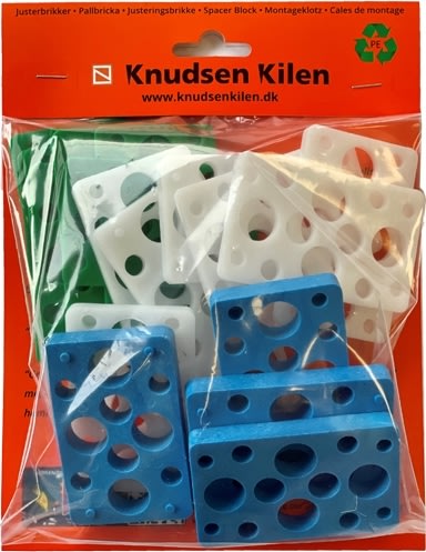 Knudsen Kilen distansbrickor | K-kloss | 20 st.