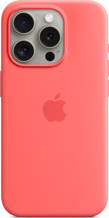 Apple iPhone 15 Pro silikonfodral | Guava