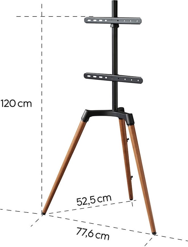 Hama Design 32-65" tv-stativ | valnöt
