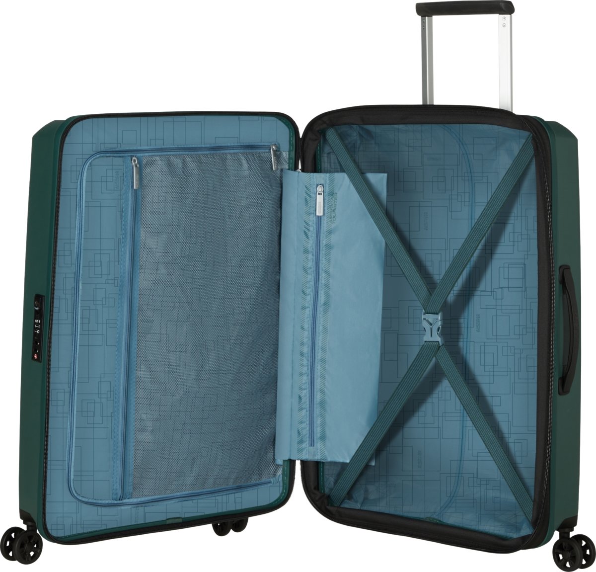 American Tourister resväska | 67 cm | Grön