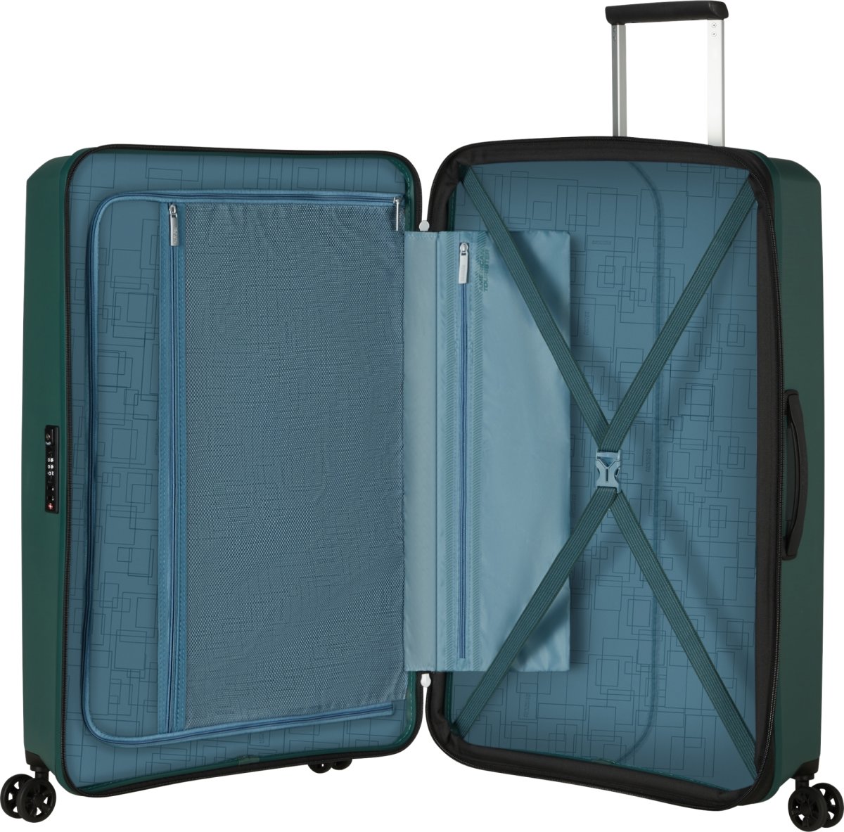 American Tourister resväska | 77 cm | Grön