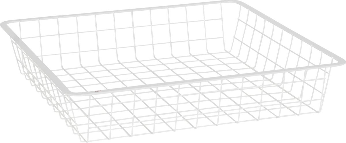 Elfa trådkorg för utdragbar ram, 45x40x8 cm, vit