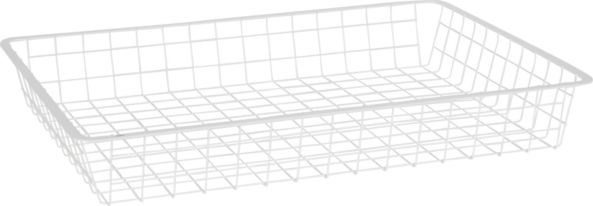 Elfa trådkorg för utdragbar ram, 60x40x8 cm, vit
