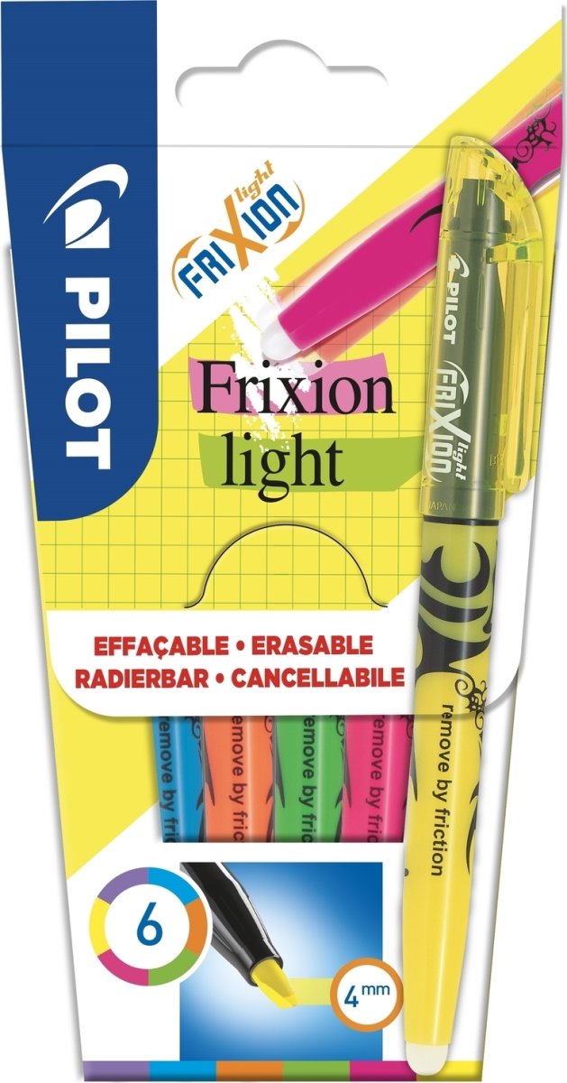 Pilot FriXion Light Highlighter | 6 färger