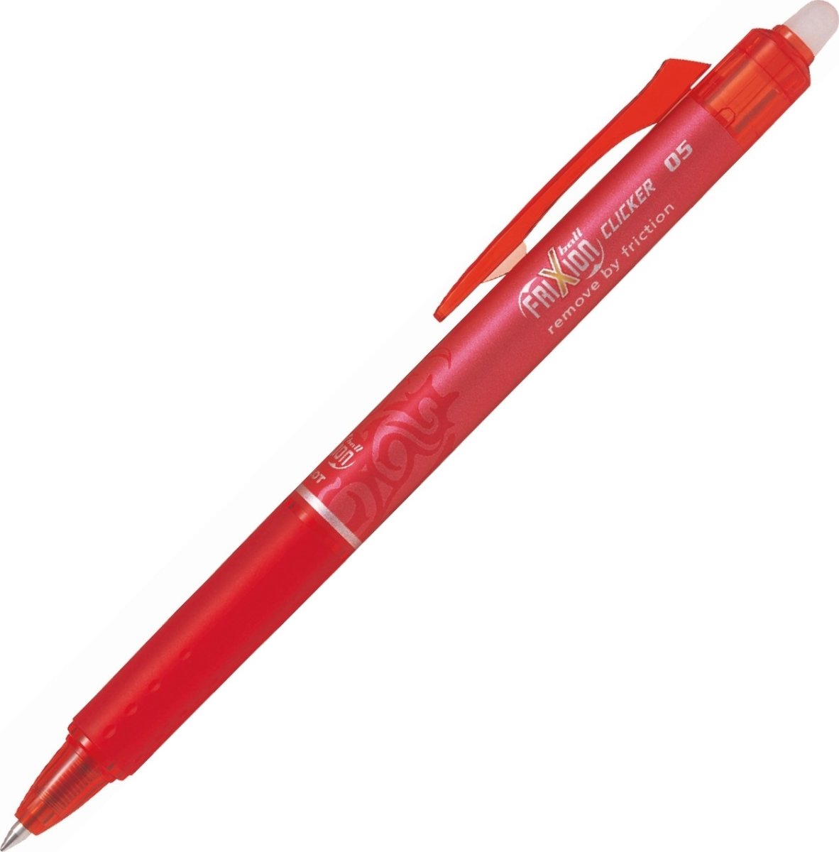 Pilot FriXion Clicker kulspetspenna, 0,5 mm, röd