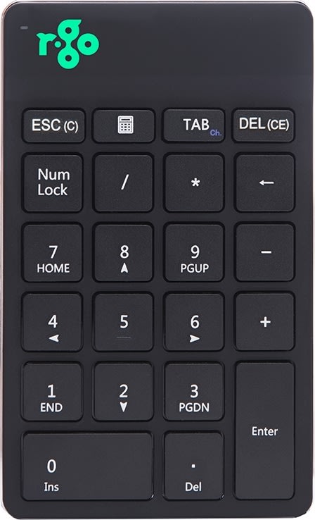 R-Go Break trådlöst numeriskt tangentbord | Svart