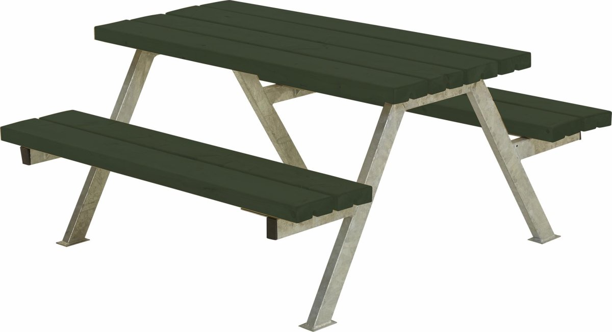 Plus Alpha Junior bords-/bänkset, grönt, 118 cm