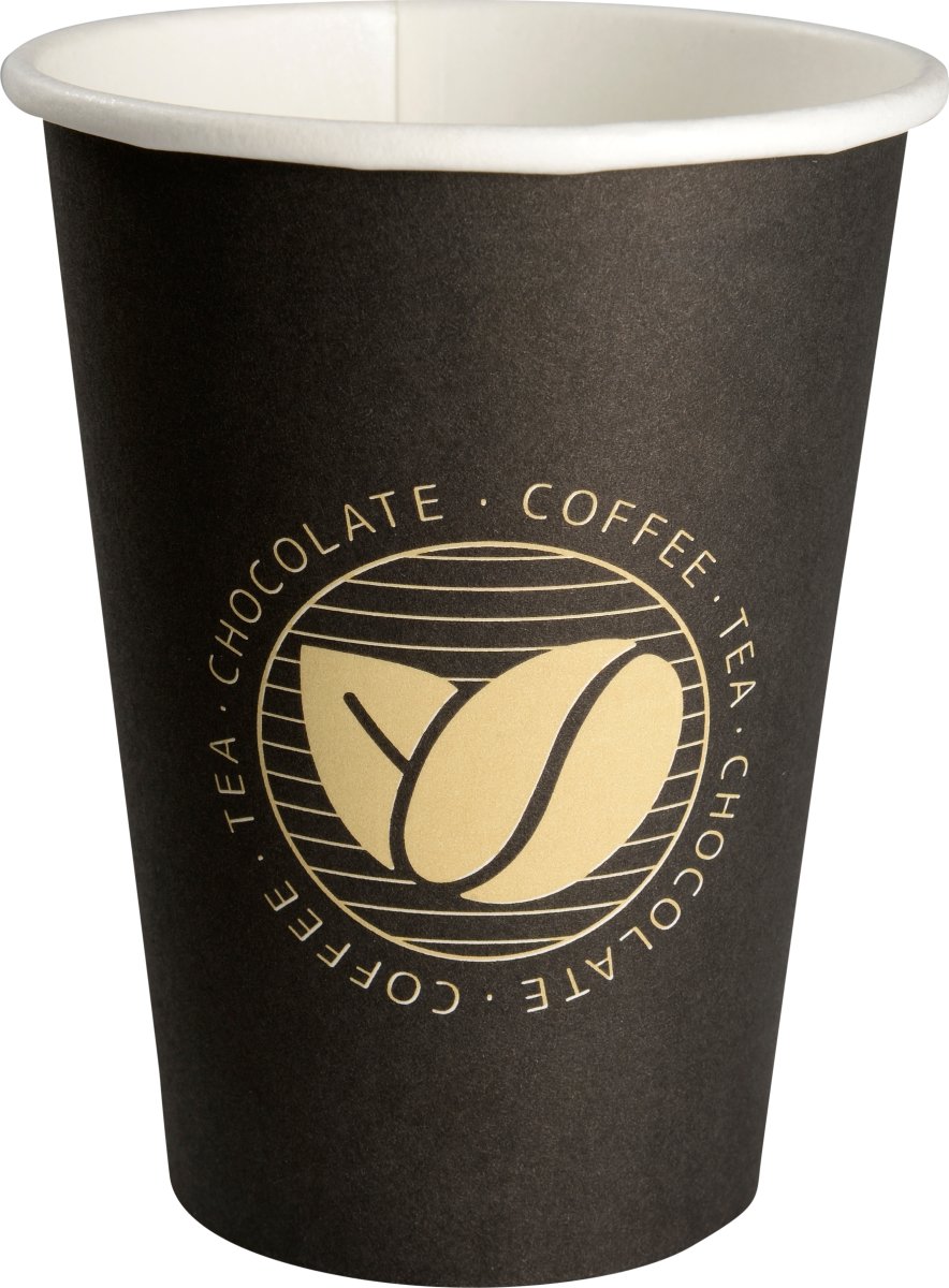 Kaffebägare 36 cl, papp, svart