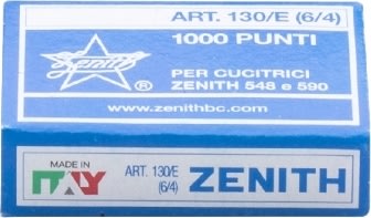 Zenith häftklamrar 130/E | 1000 st.