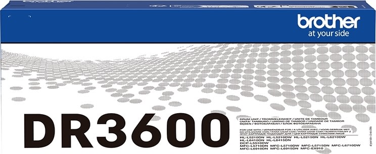 Brother DR3600 skrivartrumma | 75 000 sidor
