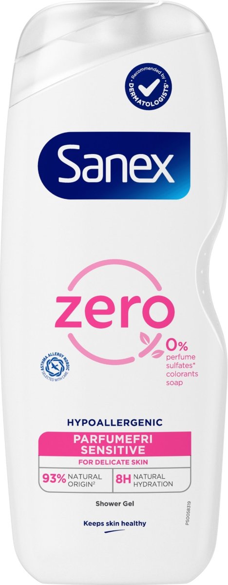 Sanex Showergel Zero% 600 ml