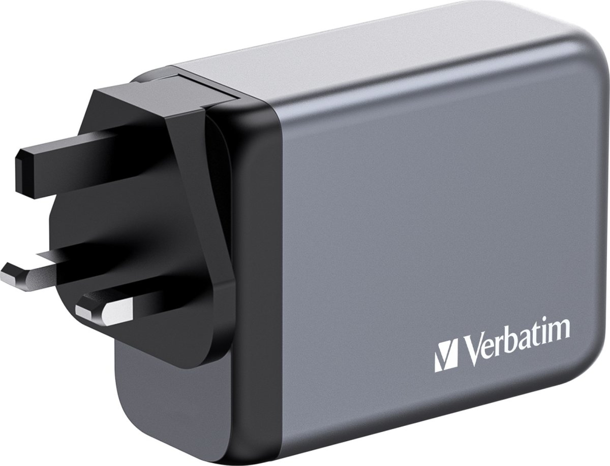 Verbatim GNC-200 GaN USB-A/USB-C-laddare | 200 W