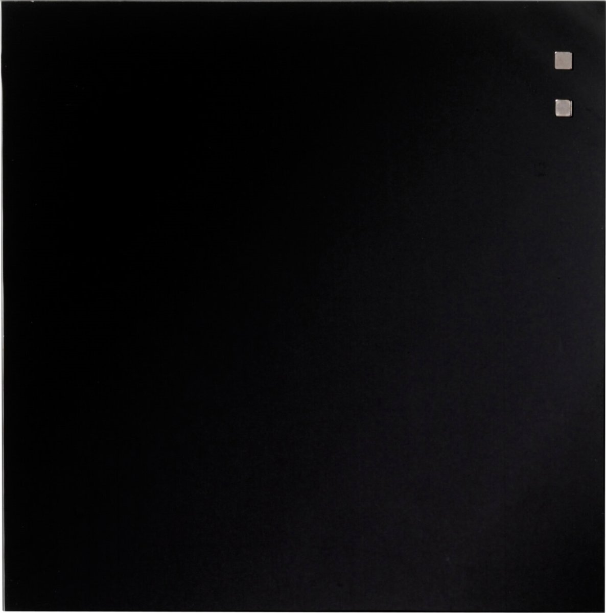 NAGA magnetisk glastavla, 35x35 cm, svart