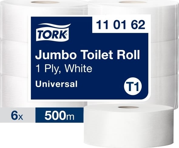 Tork T1 Advanced Jumbo toalettpapper, 1-lager