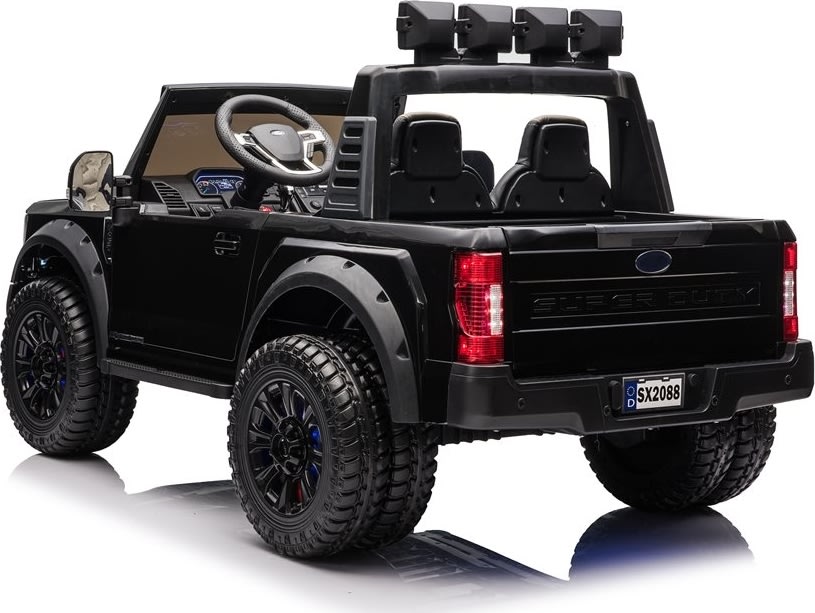 Elbil Ford Duty F450, 4x24V, svart