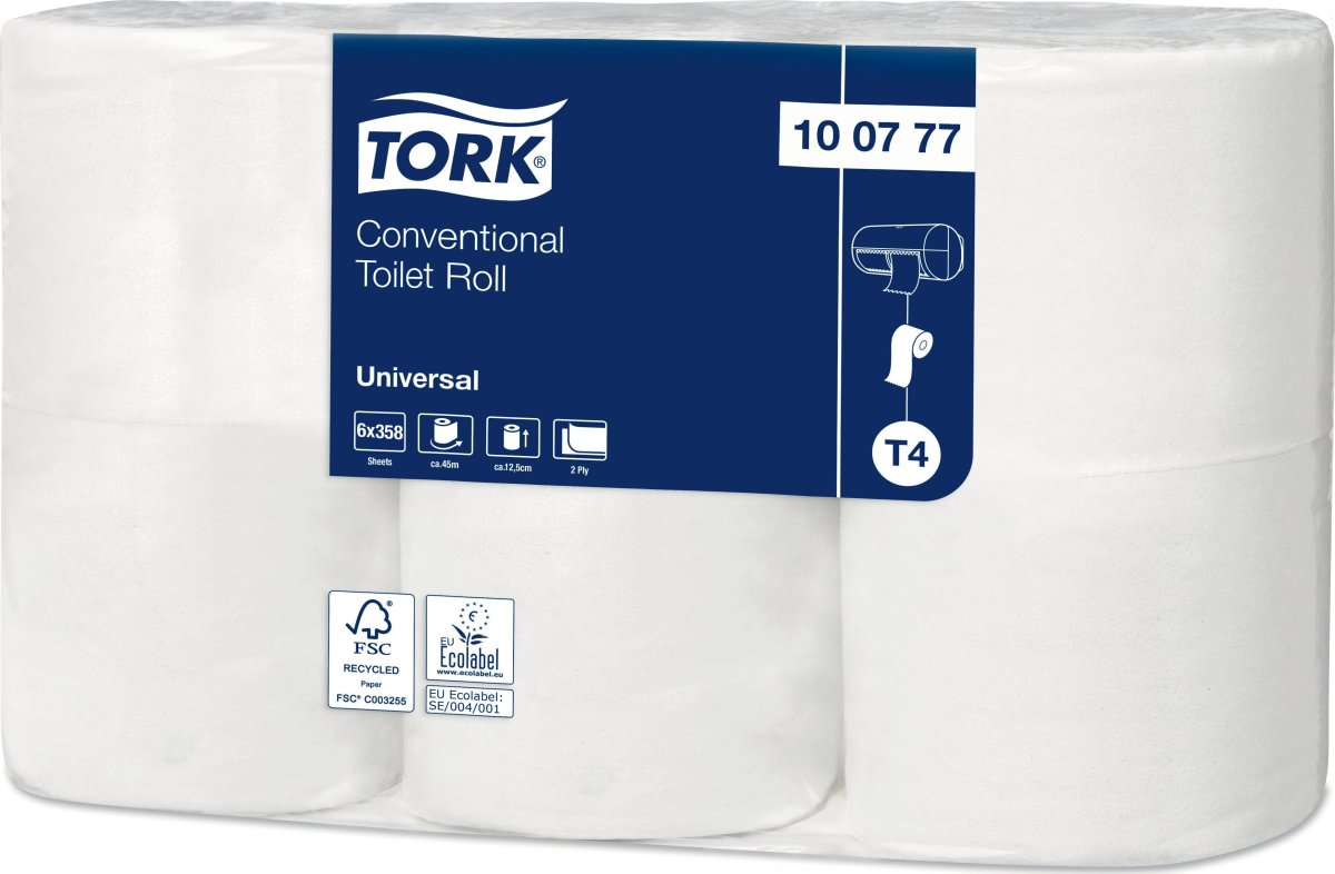 Tork T4 Universal toalettpapper, 42 rullar