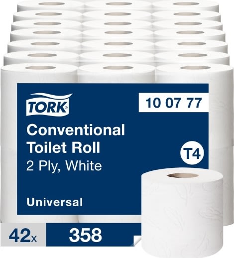 Tork T4 Universal toalettpapper, 42 rullar
