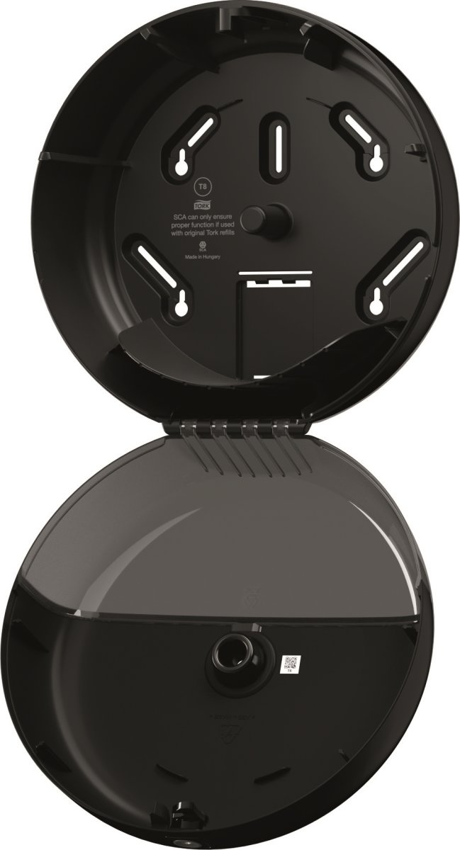 Tork T8 SmartOne toalettpappersdispenser, svart