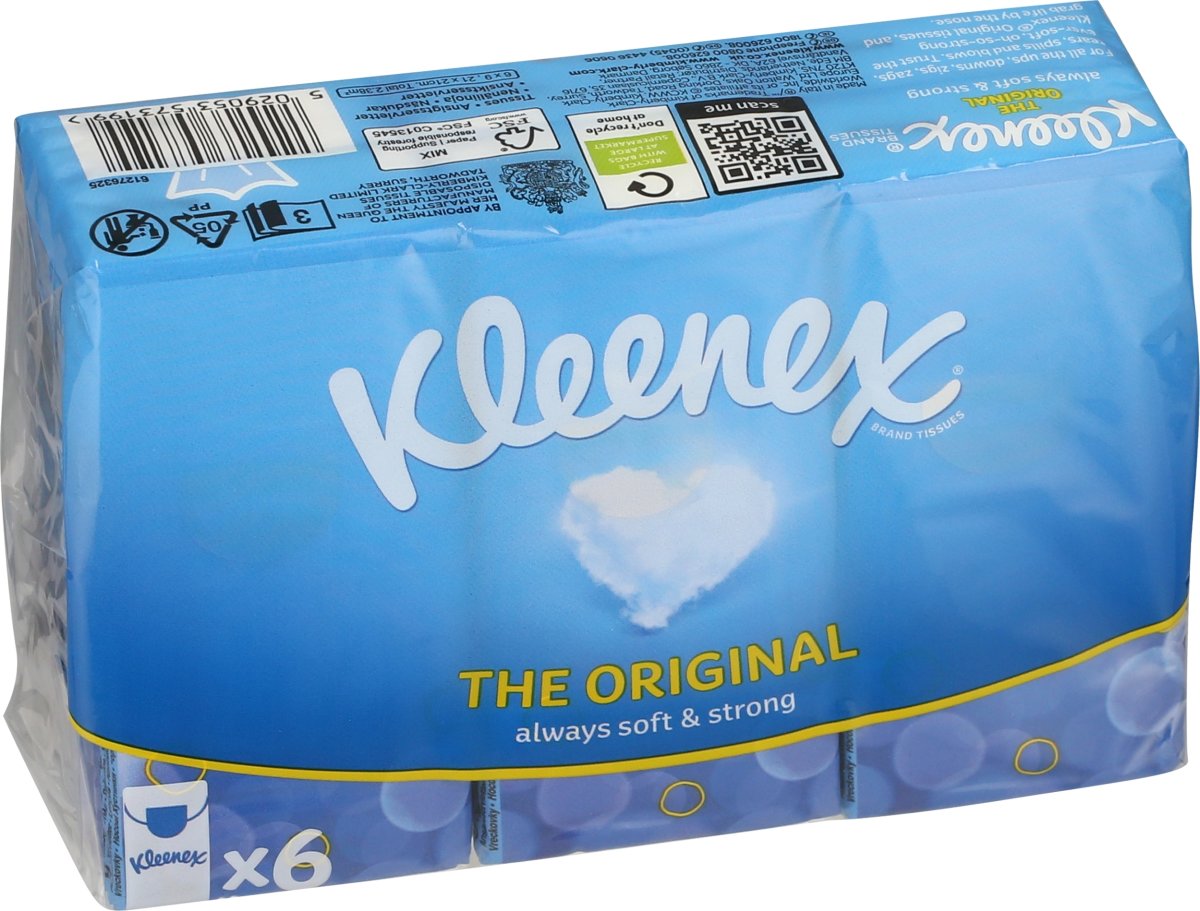 Kleenex Original våtservetter, fickformat, 3-lager