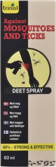 Trinol DEET spray mot myggor, 60 ml