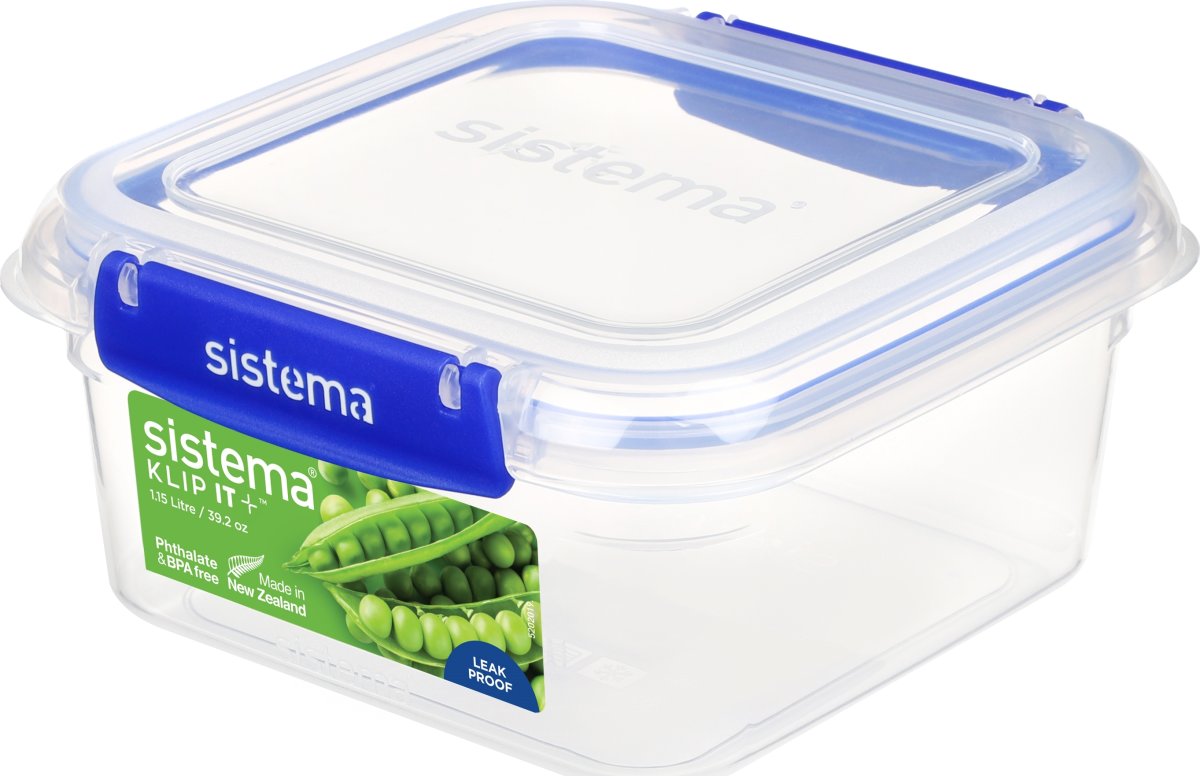 Sistema Klip It+ Square matlåda, 1,15 L