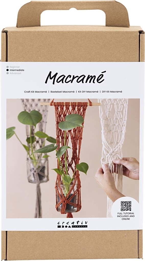 DIY Kit makramé, blomhängare