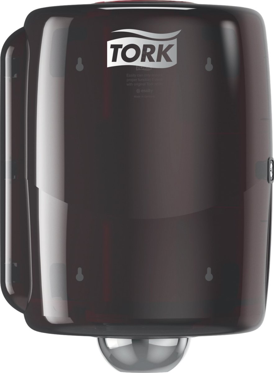 Tork W2 Mini dispenser, svart/röd